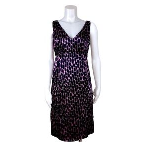 Citrine Collection Silk Sleeveless Sheath Dress Size 4